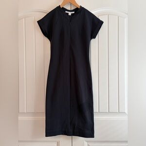 Diane von‎ Furstenburg Women's Navy Blue Short Sleeve Dress Size 2 Career
